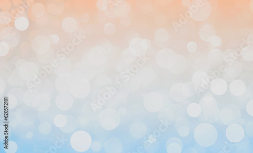 Orange blue sea bokeh glitter wallpaper background design