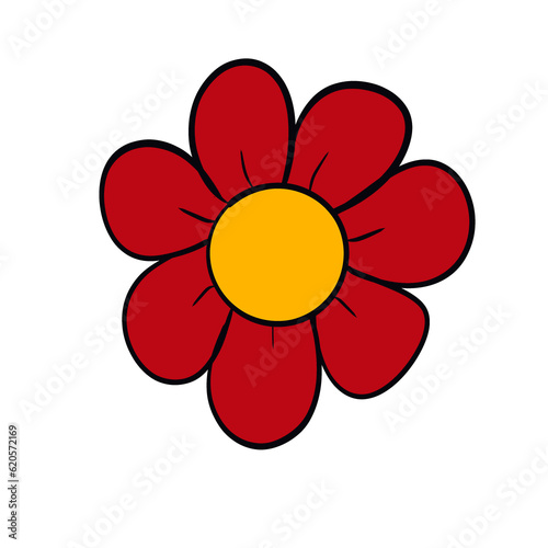 red flower
