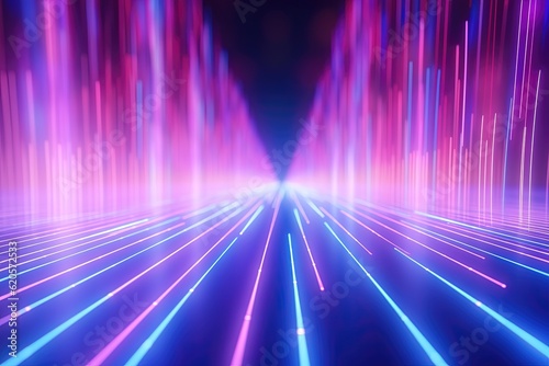 abstract futuristic background with pink blue purple glowing neon moving high speed wave lines honeycomb and bokeh lights. Data transfer concept Fantastic wallpaper