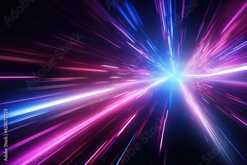 abstract futuristic background with pink blue purple glowing neon moving high speed wave lines honeycomb and bokeh lights. Data transfer concept Fantastic wallpaper