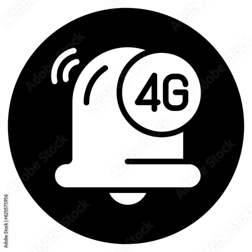 4g glyph icon