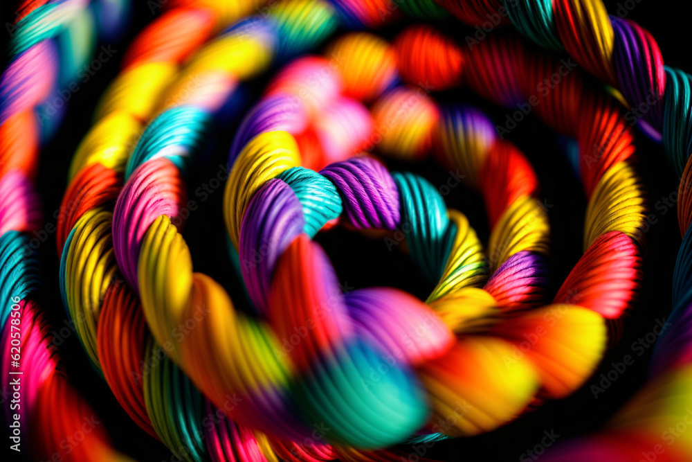 A Close Up Of A Multi Colored Object