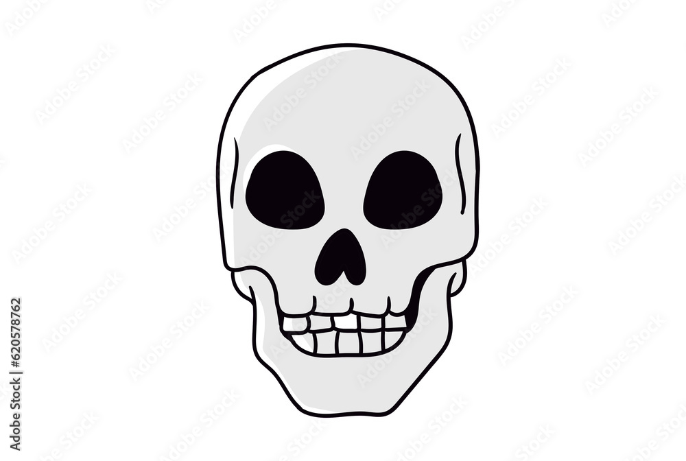 Halloween Schädel Kopf Anatomie Pirat Vektor Design Halloween Schädel Kopf Anatomie Pirat Vektor Design