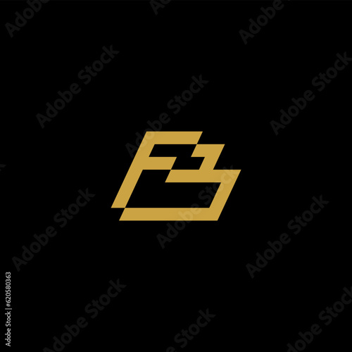 Initial FB Logo Design Elegant, Vector Initial Letter Logo, Monogram Logo