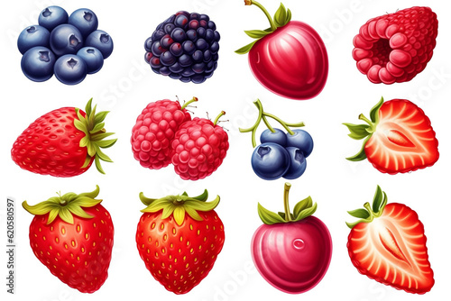 collection of berries