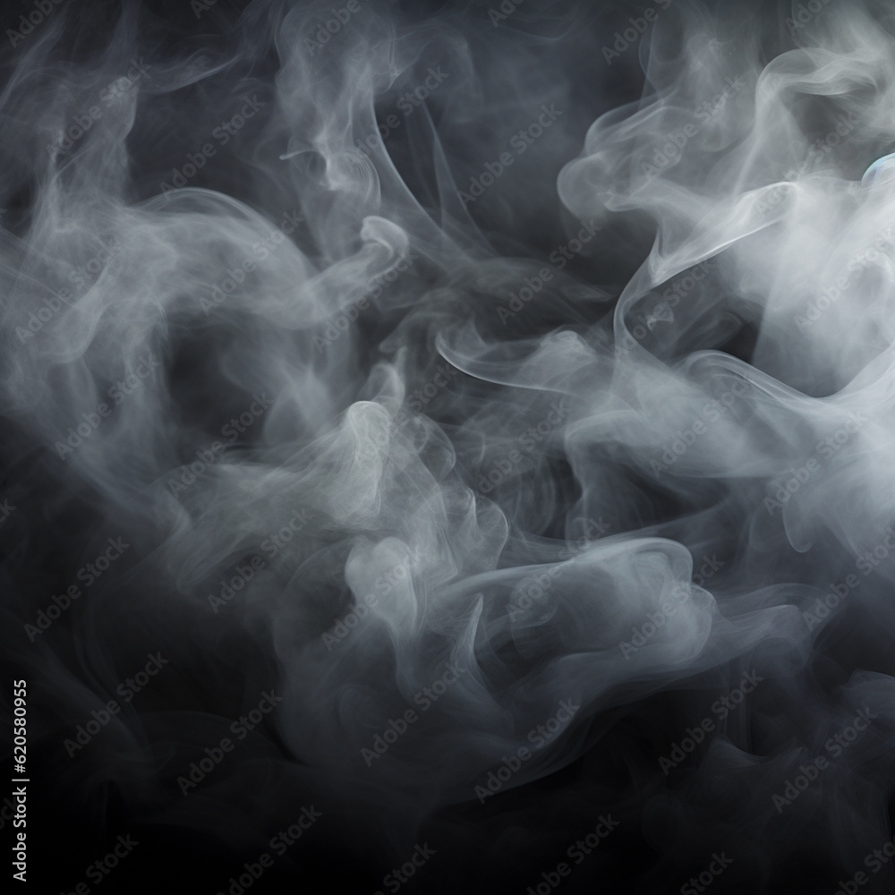 Obraz premium Gray smoke pattern background.