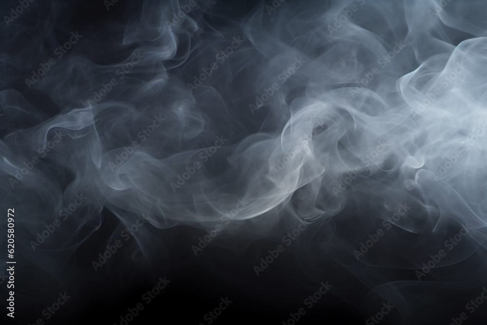 Fototapeta premium Gray smoke pattern background.