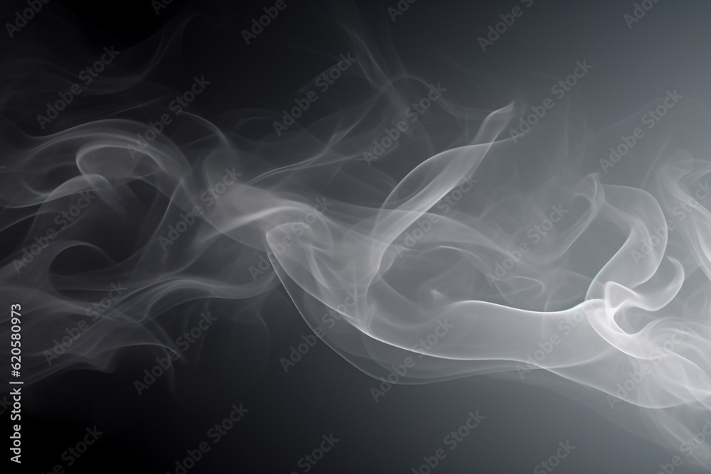 Gray smoke pattern background.