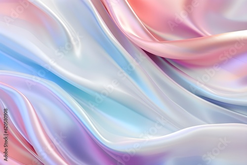 Shimmering Holographic Texture Background: Rococo Pastel Inspiration