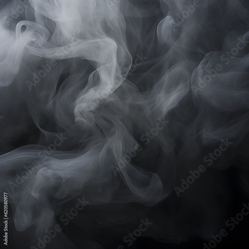 Gray smoke pattern background.