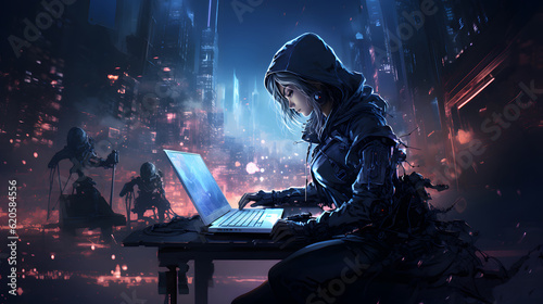 Code City: Cyberpunk Hacker Unleashed