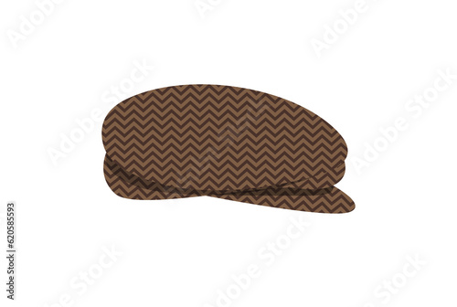 Flat cap Italy hat culture headdress artwork illustration