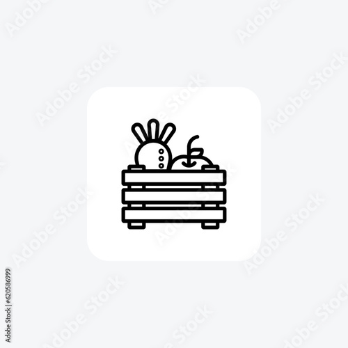 Bountiful Harvest, farming Vector Line Icon