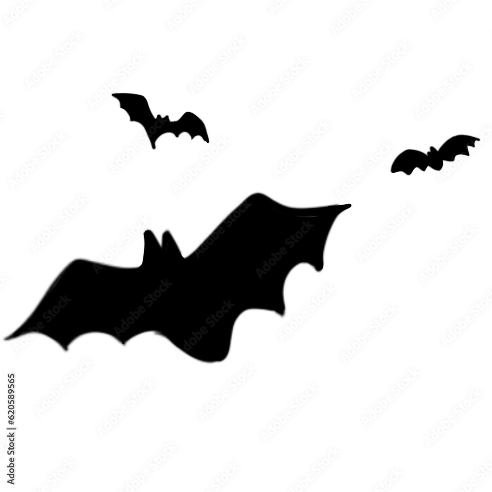 Obraz premium halloween bat and bats