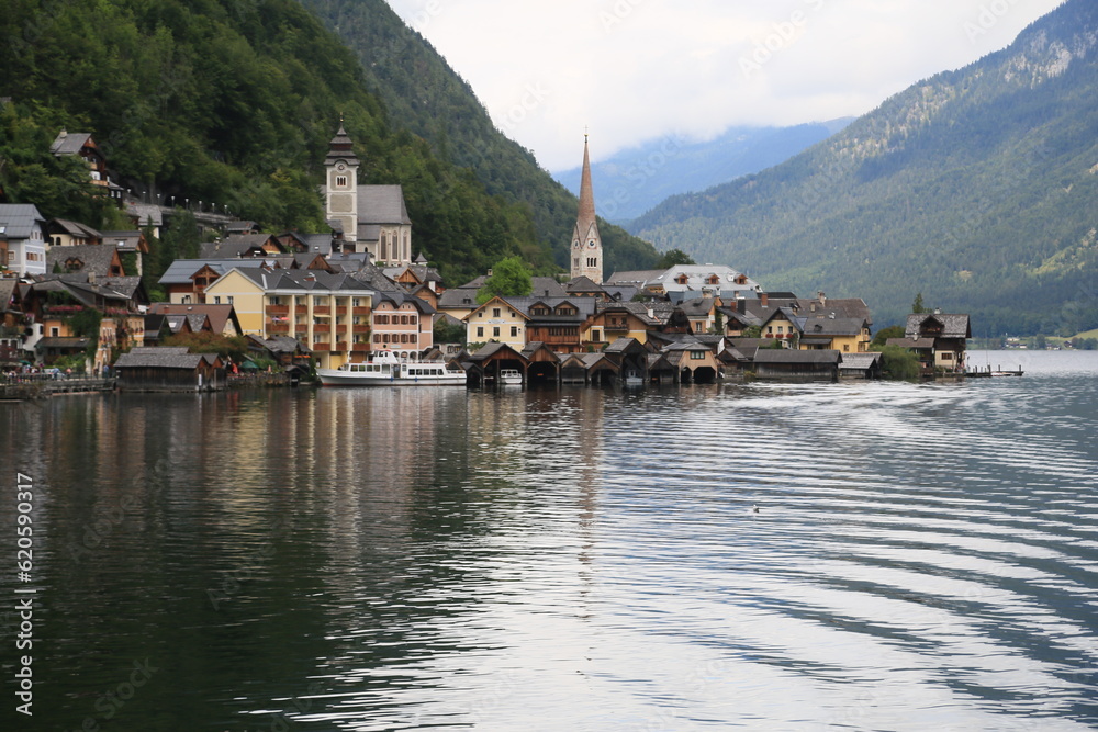 An Austrian Village Embraced by Towering Mountains and a Crystal-Clear Lake
