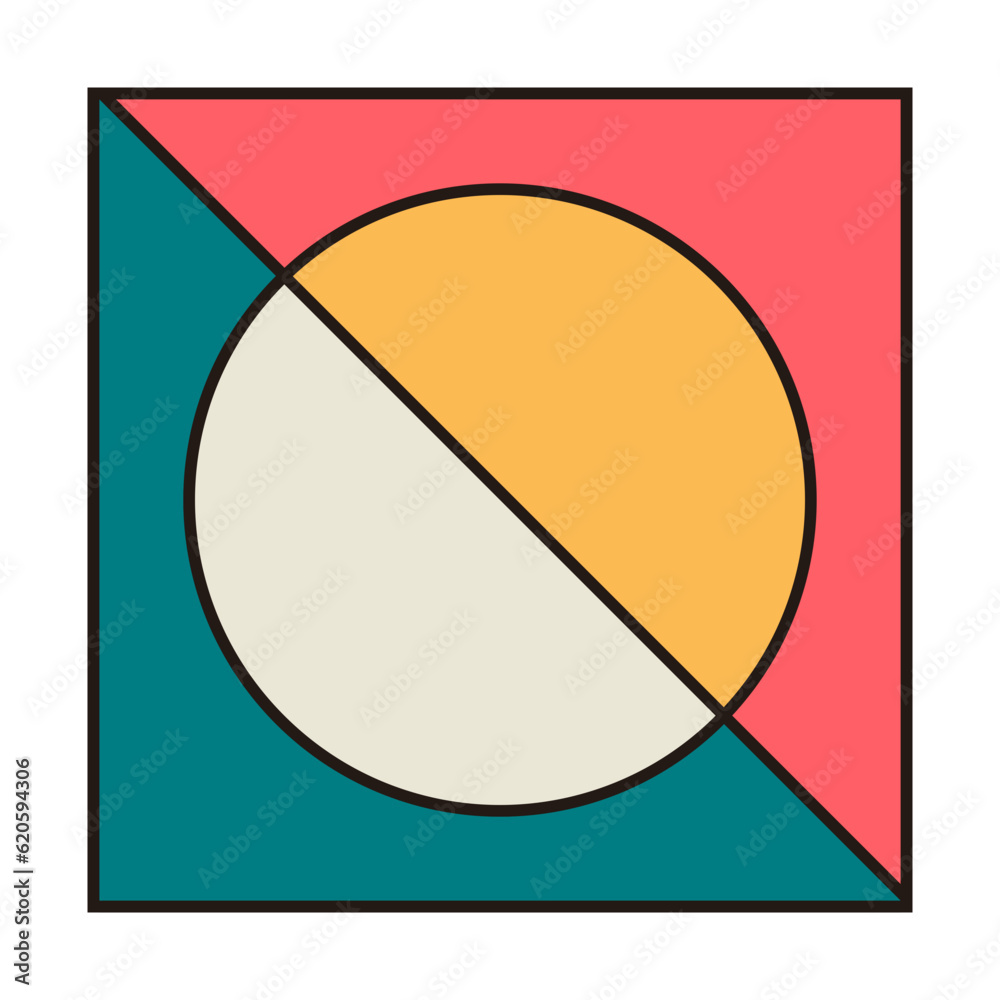 Geometric Bauhaus Shape Geometric Bauhaus Shape