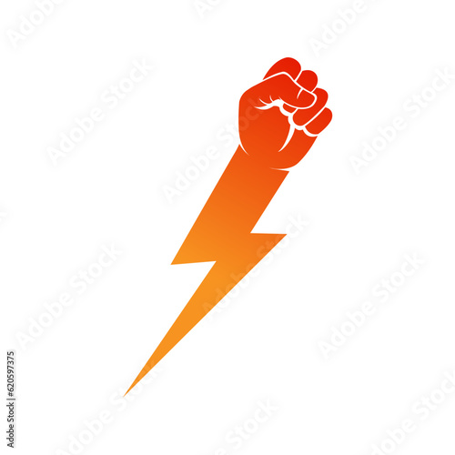 strong power vector logo