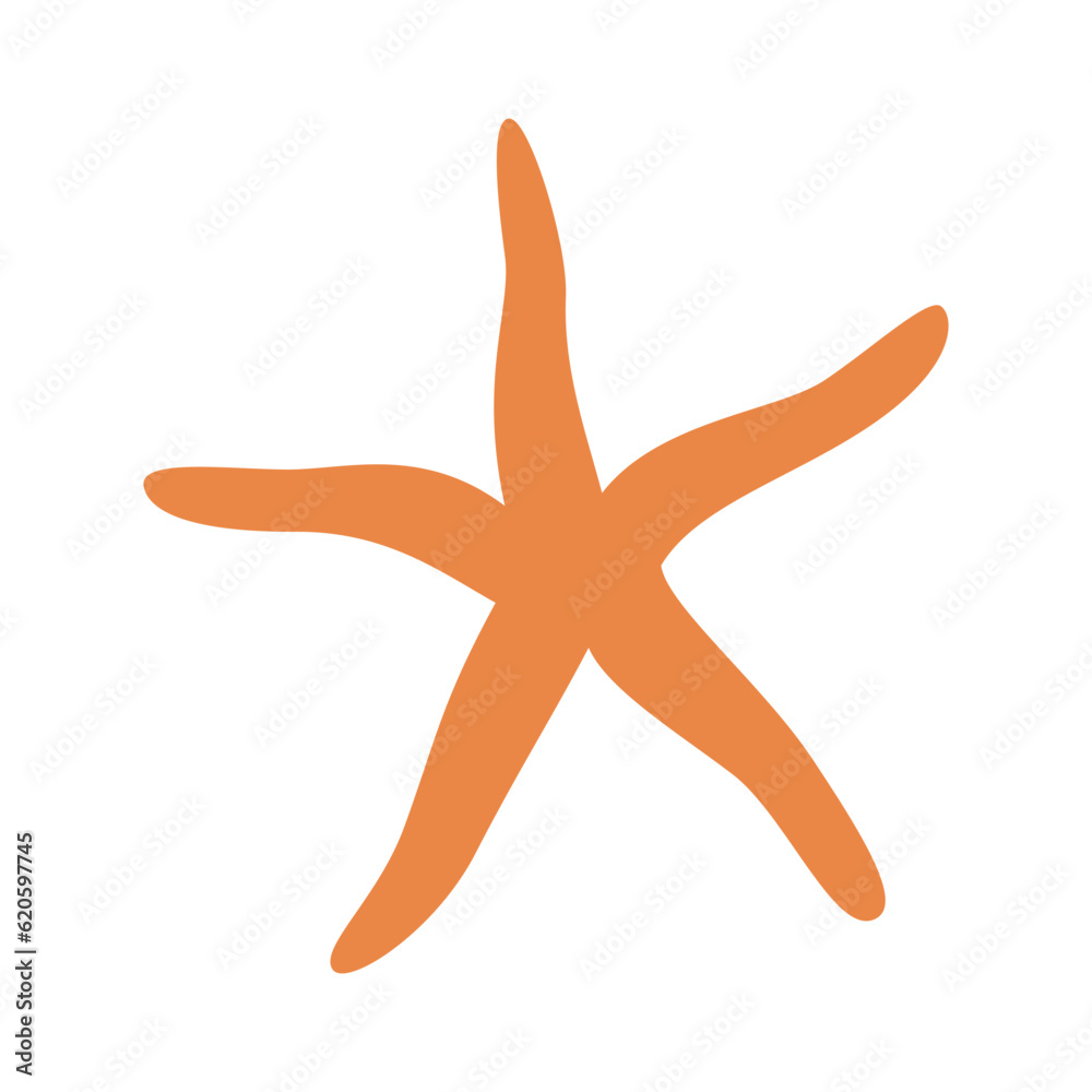 Obraz premium Marine Animals Illustration. Inhabitants of sea, ocean underwater life. Cute ocean animals vector set. Sea creatures cartoon characters, marine life clip art collection.