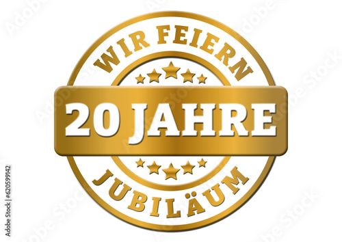 Sticker Wir feiern 50 Jahre Jubiläum