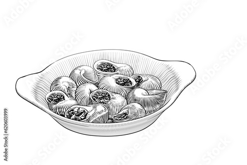 escargot à la bourguignonne