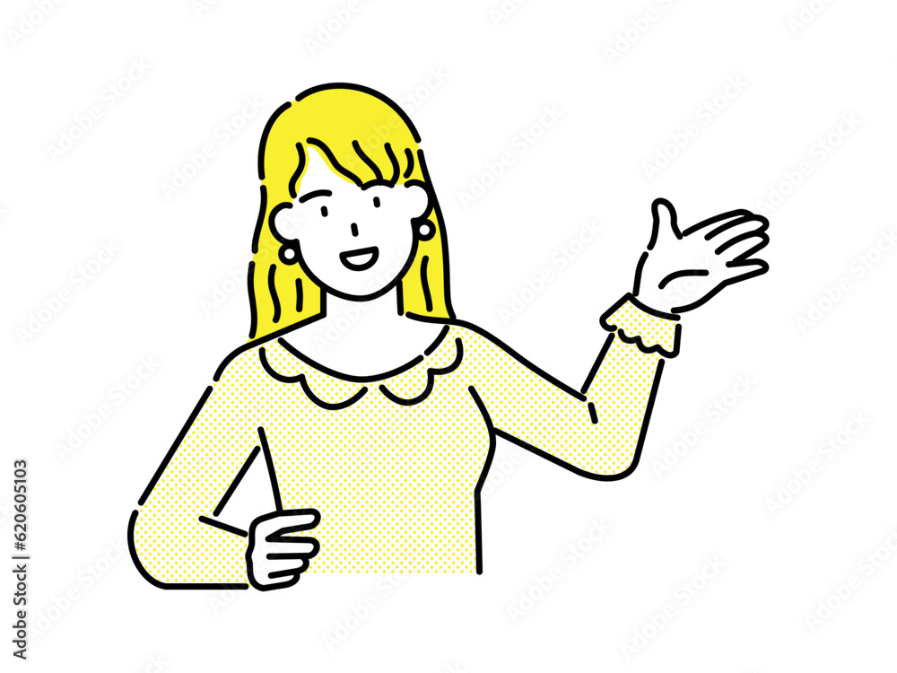 Female character in a positive pose with arms raised in joy.
Female character in a positive pose with arms raised in joy.