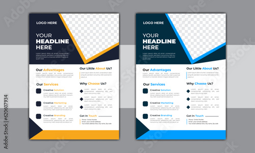 Corporate business flyer design and digital marketing agency