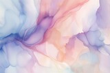Illustration of an abstract painting with pastel colors created using generative AI
