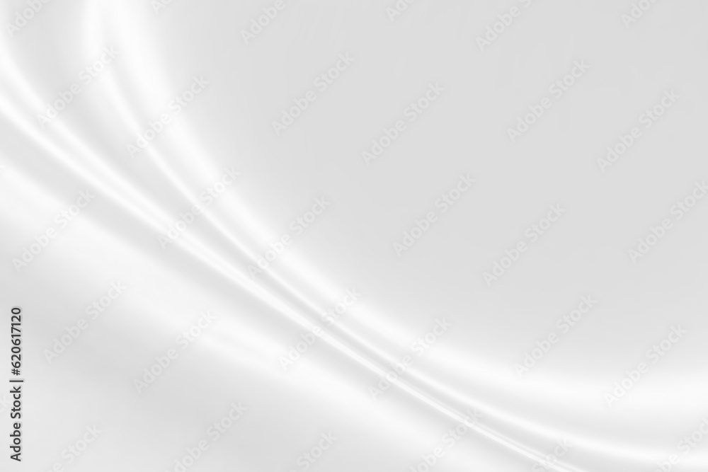 Abstract white fabric with soft wave texture background Abstract white fabric with soft wave texture background