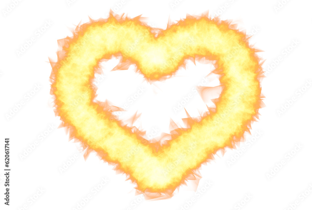 Fire heart orange love symbol flame artwork Fire heart orange love symbol flame artwork