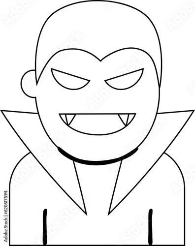 Dracula Character Halloween Icon