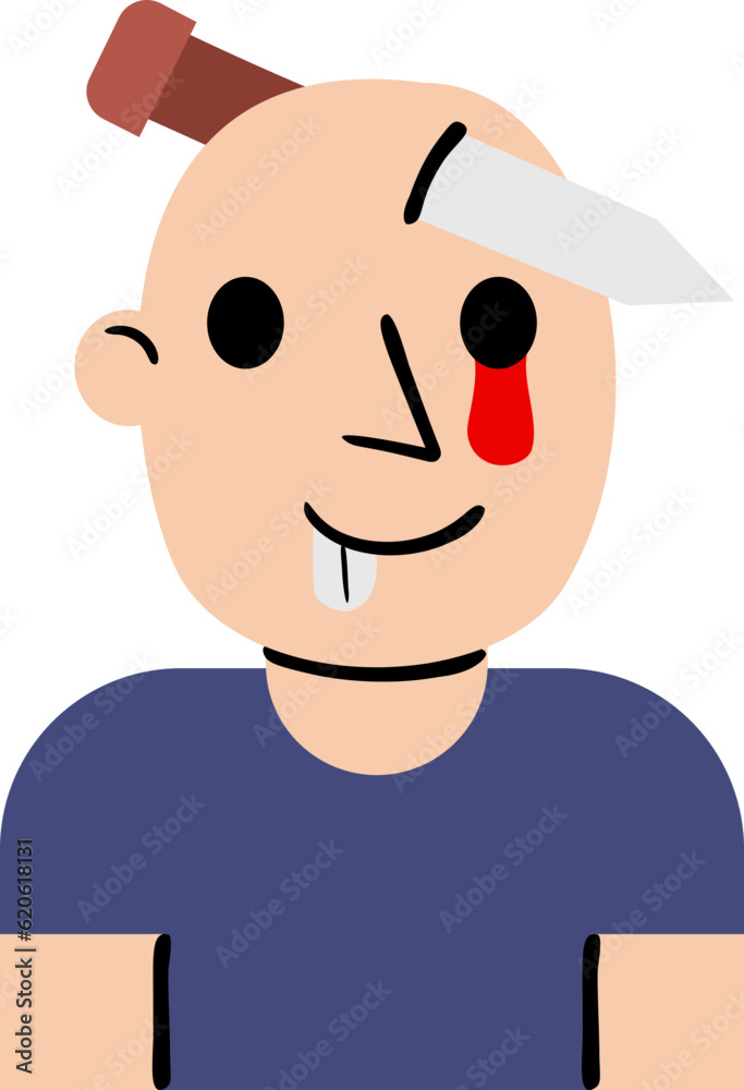 Deadman Character Halloween Flat Illustration Deadman Character Halloween Flat Illustration