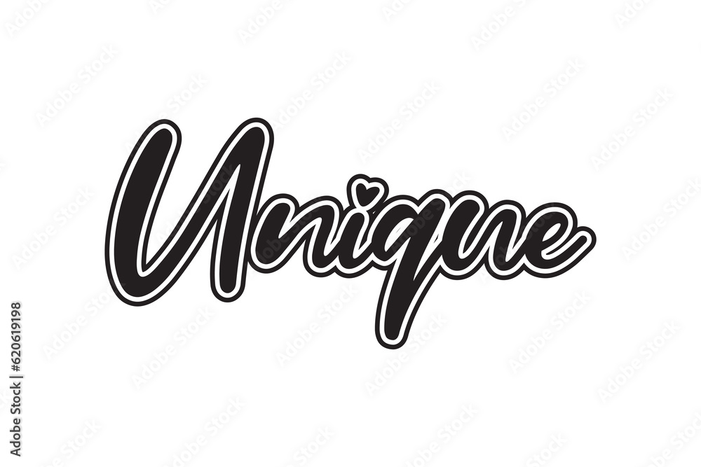 Unique Hand drawn vector lettering phrase. Modern brush calligraphy. Unique Hand drawn vector lettering phrase. Modern brush calligraphy.