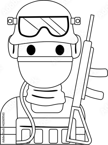 Soldier Commando Icon