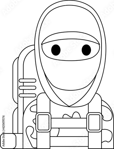 Soldier Irregular Military Icon