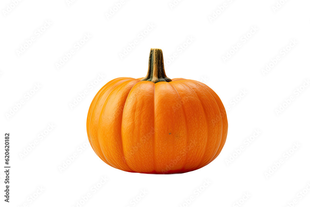 A single miniature pumpkin with a fresh orange color is seen alone against a transparent background. A single miniature pumpkin with a fresh orange color is seen alone against a transparent background.