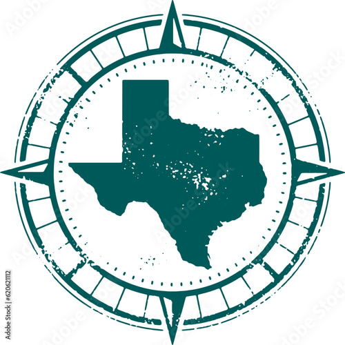 Explore Texas USA State Tourism Stamp