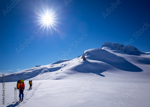 Travelling in the mountains