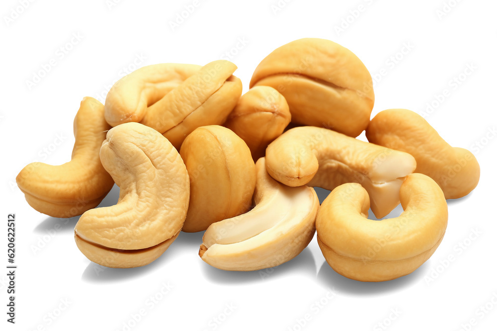 Cashew nuts isolated on transparent or white background, png Cashew nuts isolated on transparent or white background, png