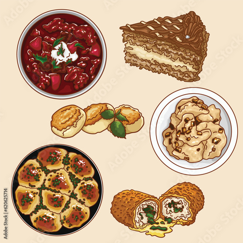 Top of the most popular Ukrainian dishes.