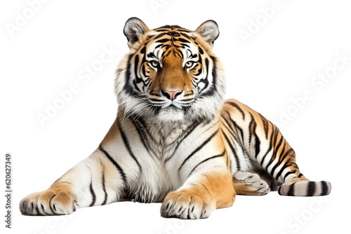 Tiger Illustration   isolated transparent background  PNG