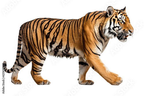 Tiger Illustration   isolated transparent background  PNG
