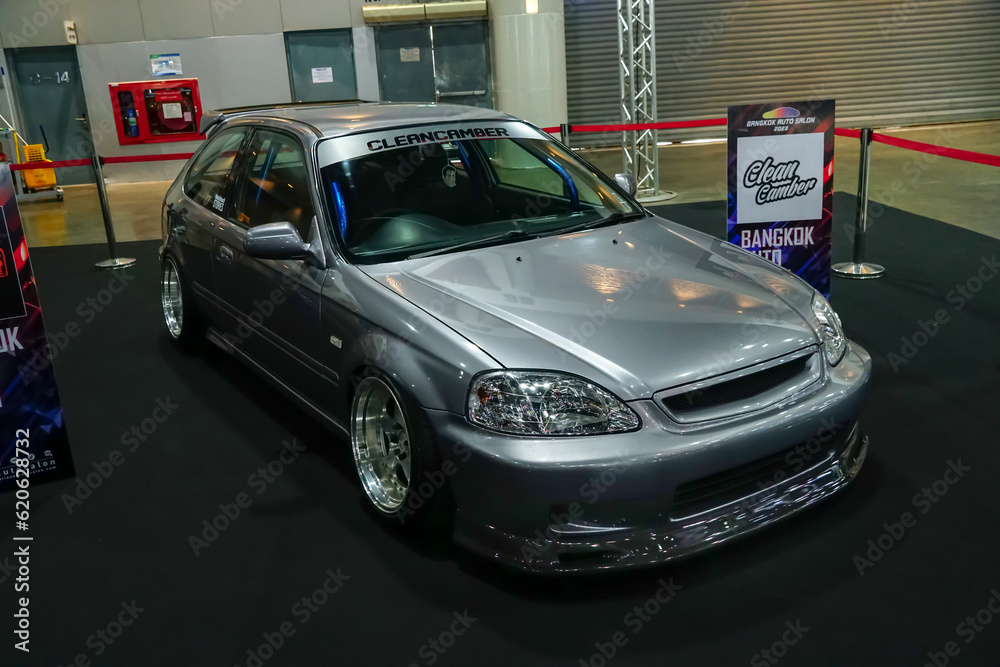 Ekp Type R Bangkok, Thailand - 1 july 2023: Honda Civic Ek Type R customize at the ...