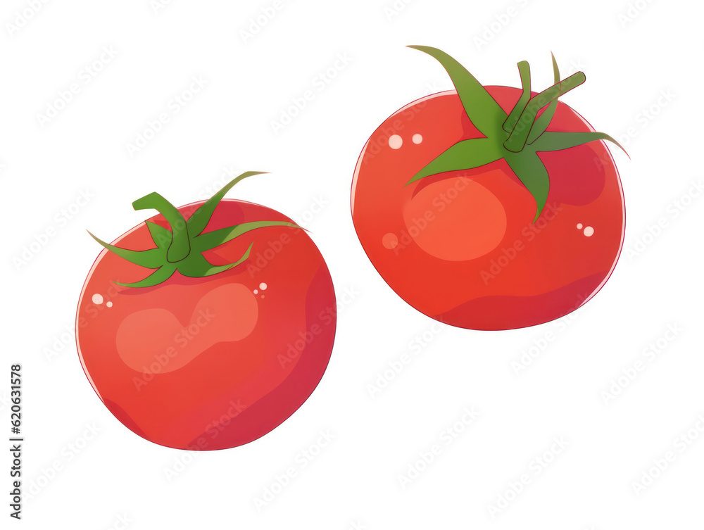 Tomatoes on white background. Tomatoes on white background.