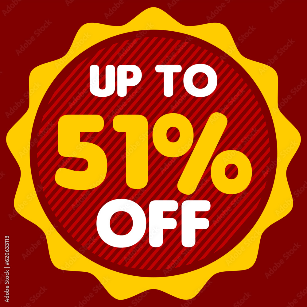 Explosive Discounts: Up to 51% off Vector Illustration Explosive Discounts: Up to 51% off Vector Illustration