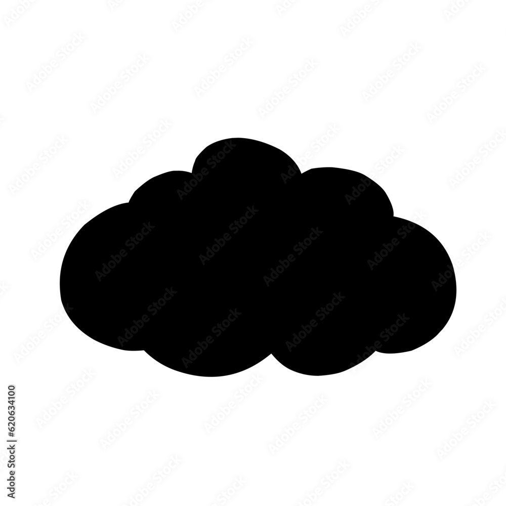 Clouds silhouettes vector Clouds silhouettes vector