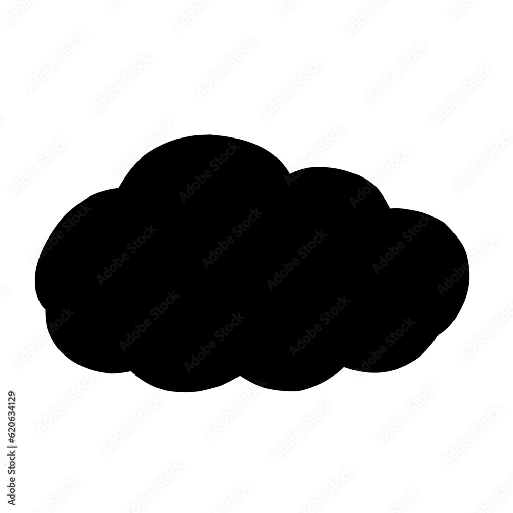 Clouds silhouettes vector Clouds silhouettes vector