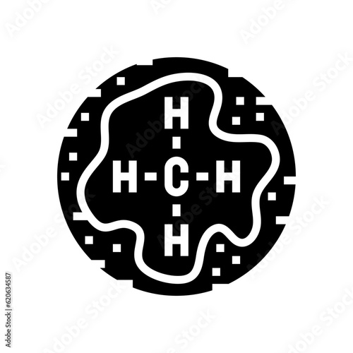 martian methane gas mars planet glyph icon vector. martian methane gas mars planet sign. isolated symbol illustration
