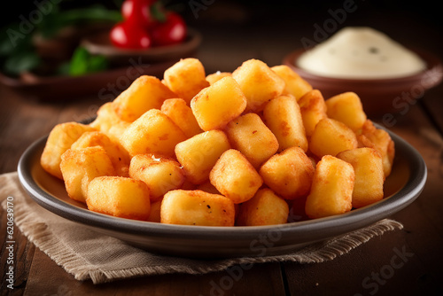 Crunchy Fried Cheese Curds Created with Generative AI Tools © ThePixelCraft