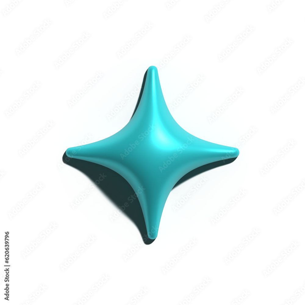 Obraz premium 3D Metallic Element