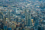 bogota Colombia aerial modern skyscraper cityscape buildings 